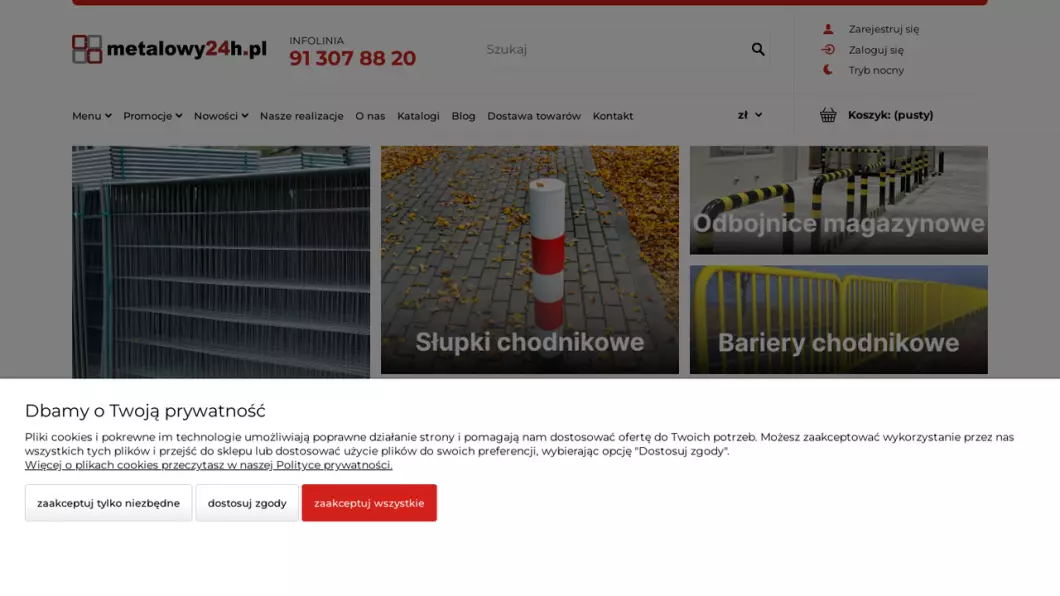 Zrzut ekranu strony